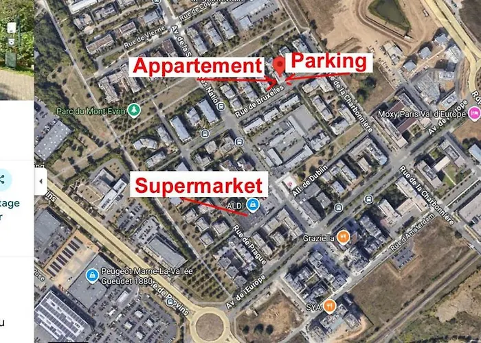 דירה Mon 4pers 4mns Parking Netflix מונטבראן